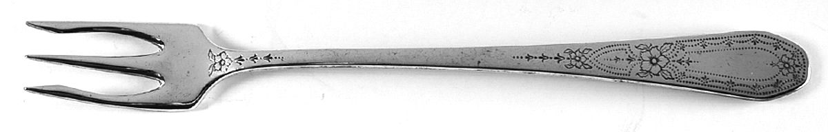 Paul Revere (Silverplate, 1927) Short Handle Pickle/Olive Fork by Oneida Silver-1