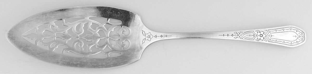 Paul Revere (Silverplate, 1927) Solid Pierced Pie Server by Oneida Silver-1