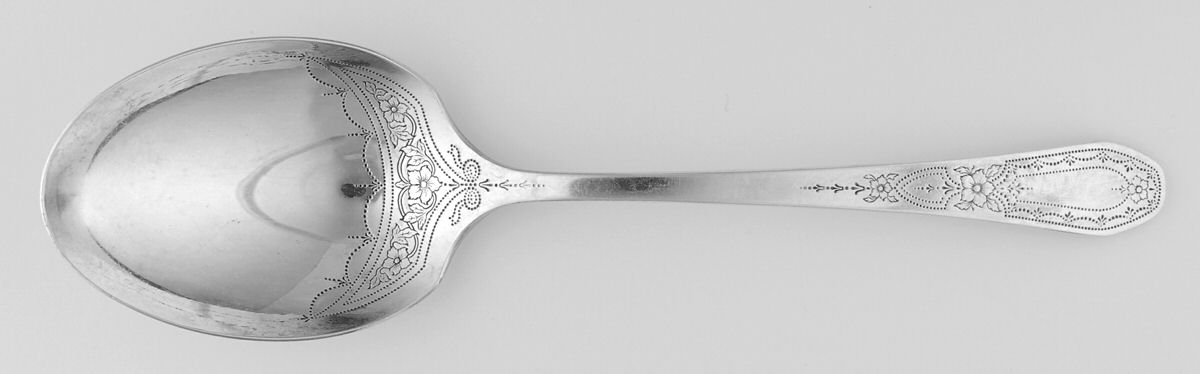 Paul Revere (Silverplate, 1927) Preserve Spoon by Oneida Silver-1