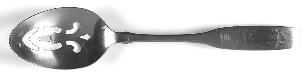 Paul Revere (Stainless) Pierced Tablespoon (Serving Spoon) by Oneida Silver-1