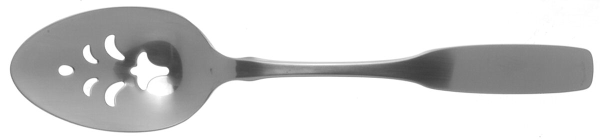 Paul Revere (Stainless) Pierced Tablespoon (Serving Spoon) by Oneida Silver-1