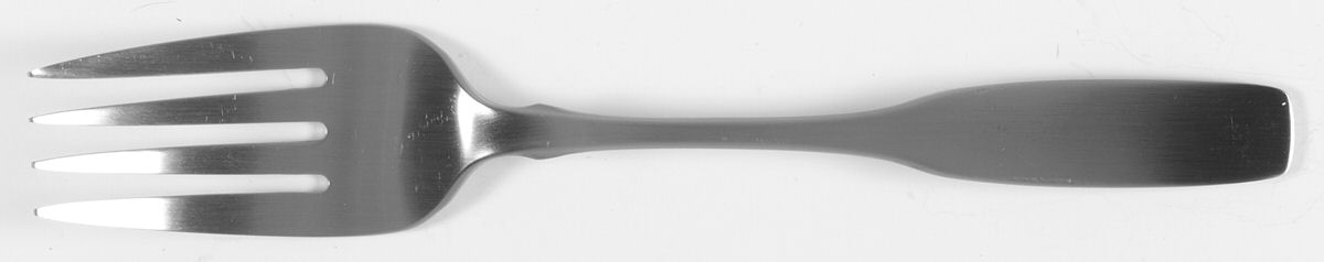 Paul Revere (Stainless) Medium Solid Cold Meat Serving Fork by Oneida Silver-1
