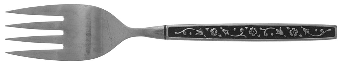Pasadena (Stainless) Medium Solid Cold Meat Serving Fork by Oneida Silver-1
