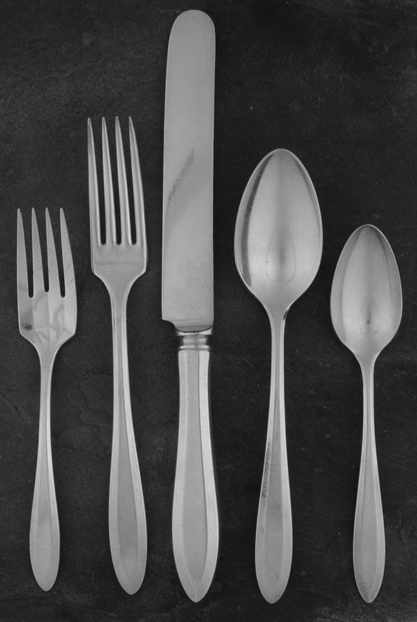 Patrician (Silverplate, 1914) 40 Piece Estate Set by Oneida Silver-1