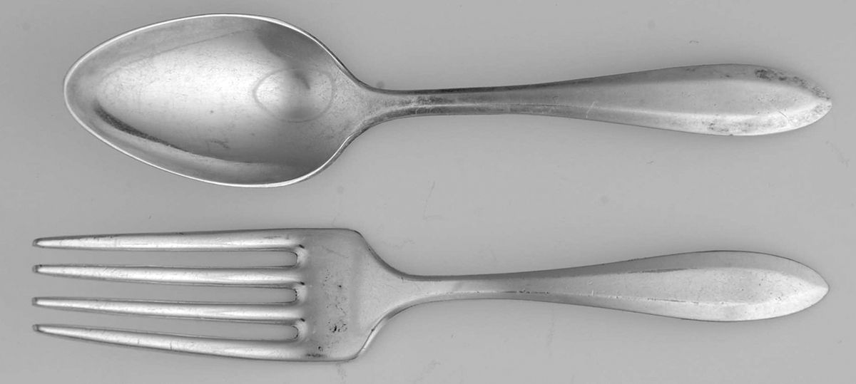Patrician (Silverplate, 1914) 2 Pc Baby Set (BF, BS) by Oneida Silver-1