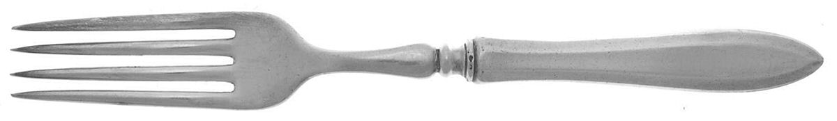 Patrician (Silverplate, 1914) Hollow Handle Fork by Oneida Silver-1