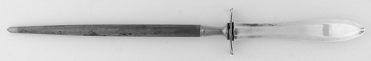 Patrician (Silverplate, 1914) Large Roast Steel Rod Knife Sharpener by Oneida Silver-1