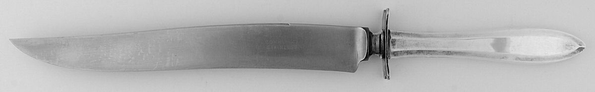 Patrician (Silverplate, 1914) Large Stainless Blade Roast Carving Knife by Oneida Silver-1