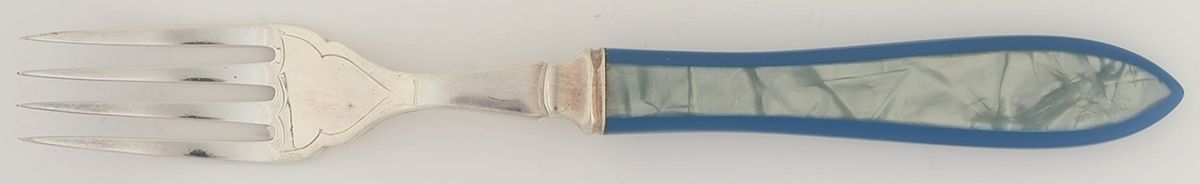 Patrician (Silverplate, 1914) Individual Fish Fork with Jewel Handle by Oneida Silver-1