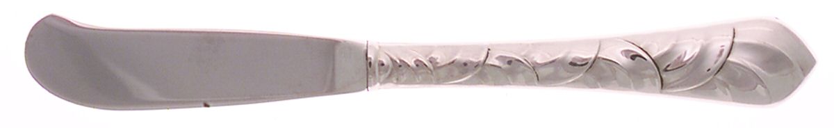 Pacific Tide (Stainless) Butter Spreader Hollow Hdl-Paddle/Stainless Blade by Oneida Silver-1
