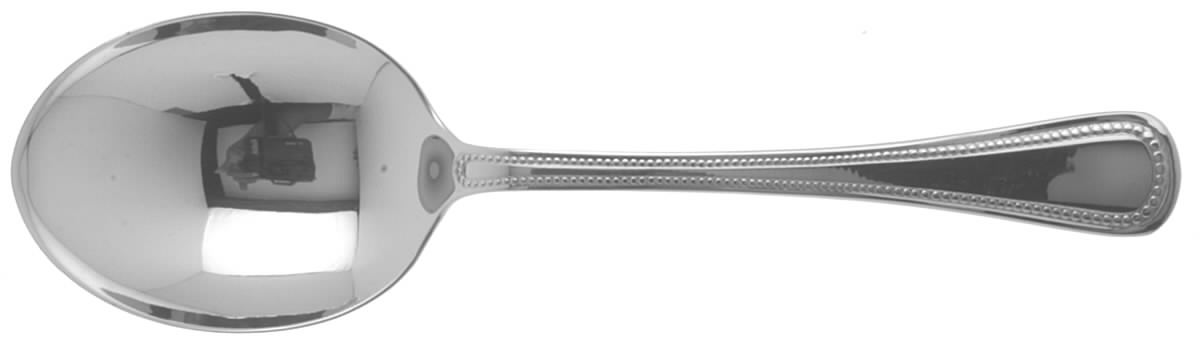 Patrician (Silverplate, 1975) Solid Smooth Casserole Spoon by Oneida Silver-1