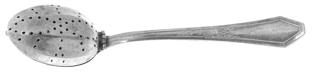 Pearl (Silverplate) Tea Strainer with Handle-Hinged Bowl by Oneida Silver-1