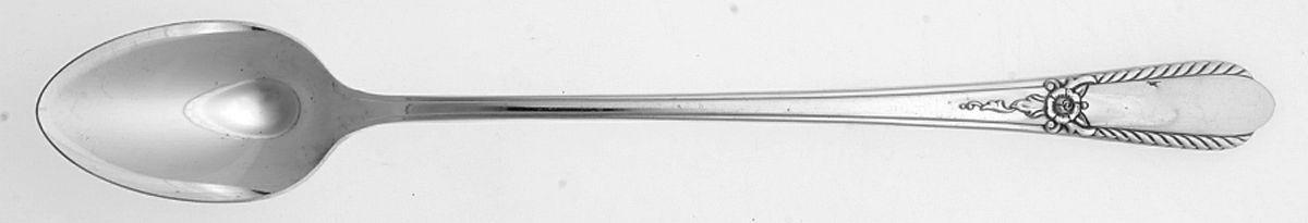Pendant (Silverplate, 1941) Iced Tea Spoon by Oneida Silver-1
