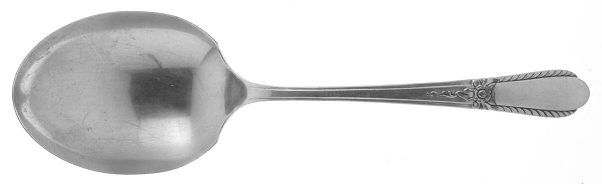 Pendant (Silverplate, 1941) Solid Smooth Casserole Spoon by Oneida Silver-1