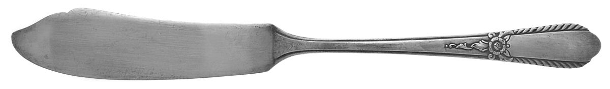 Pendant (Silverplate, 1941) Flat Handle Master Butter Knife by Oneida Silver-1