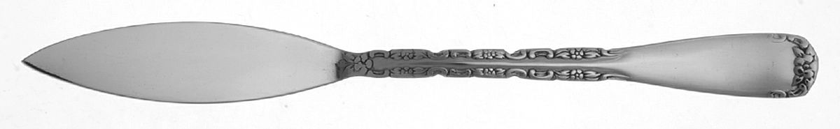 Phoenix-Northland (Stainless) Flat Handle Master Butter Knife by Oneida Silver-1