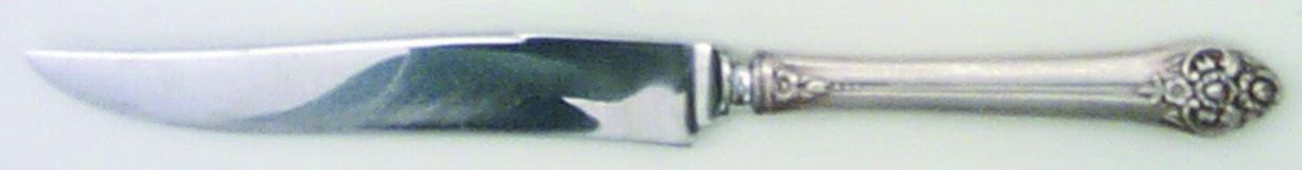 Plantation (Silverplate, 1948) Small Steak Carving Knife with Stainless Blade by Oneida Silver-1