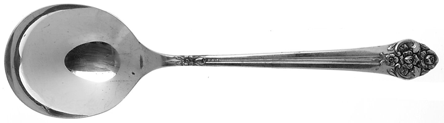 Plantation (Silverplate, 1948) Round Bowl Soup Spoon (Gumbo) by Oneida Silver-1
