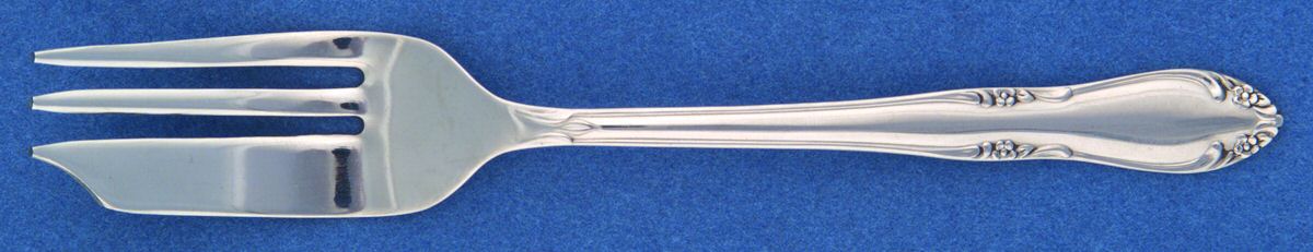Plantation (Stainless-Custom) Pastry Fork by Oneida Silver-1