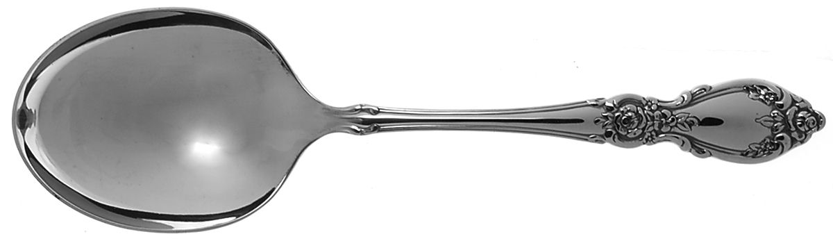Plantation (Stainless, Community) Solid Smooth Casserole Spoon by Oneida Silver-1