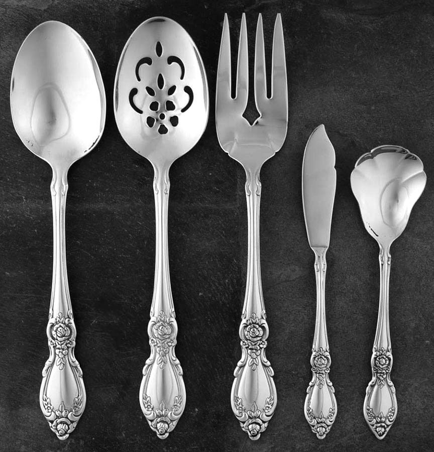 Plantation (Stainless, Community) 5 Piece Hostess Set by Oneida Silver-1