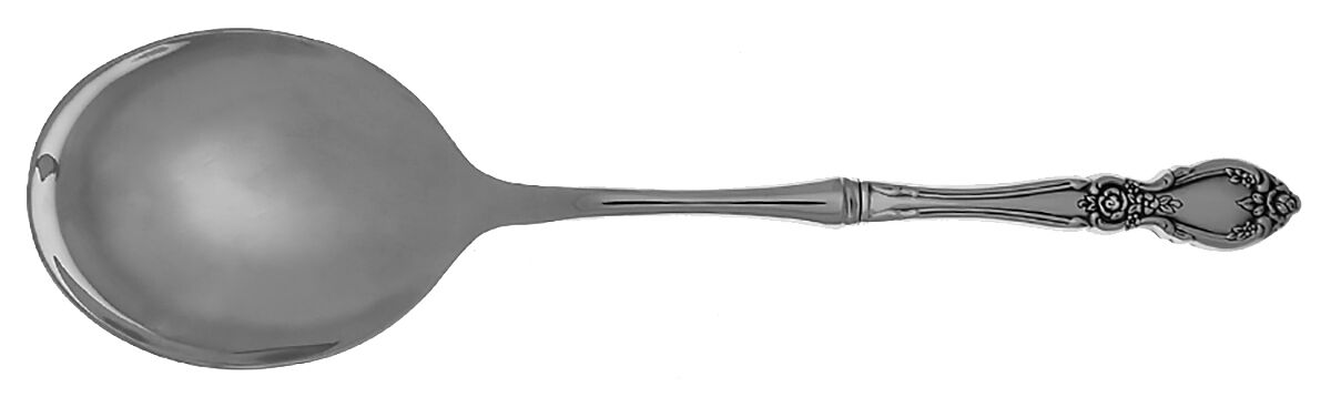 Plantation (Stainless, Community) Casserole Spoon with Smooth Stainless Bowl HC by Oneida Silver-1
