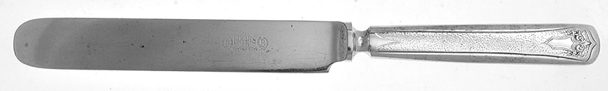 Plymouth (Silverplate, 1917) Blunt Solid Knife by Oneida Silver-1