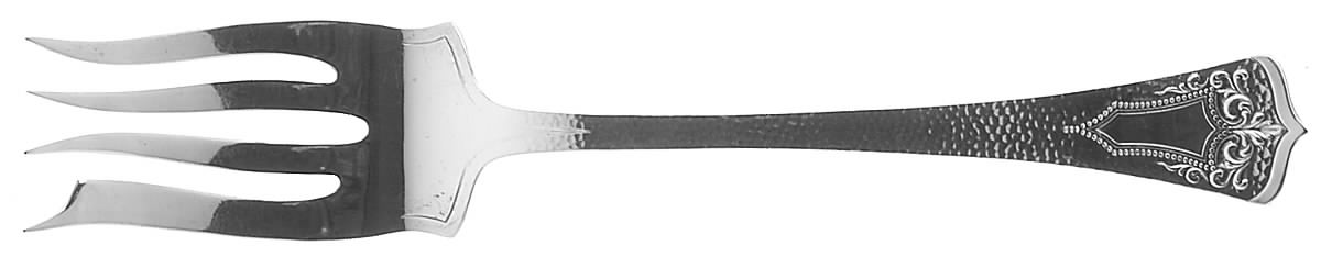 Plymouth (Silverplate, 1917) Medium Solid Cold Meat Serving Fork by Oneida Silver-1