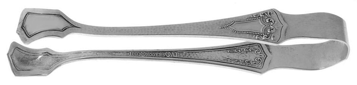 Plymouth (Silverplate, 1917) Sugar Tongs by Oneida Silver-1