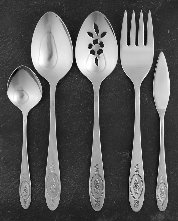 Polonaise (Stainless) 5 Piece Hostess Set by Oneida Silver-1