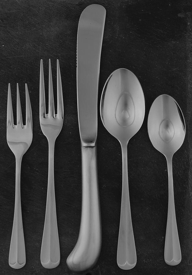 Post Road (Stainless) 5 Piece Place Setting by Oneida Silver-1