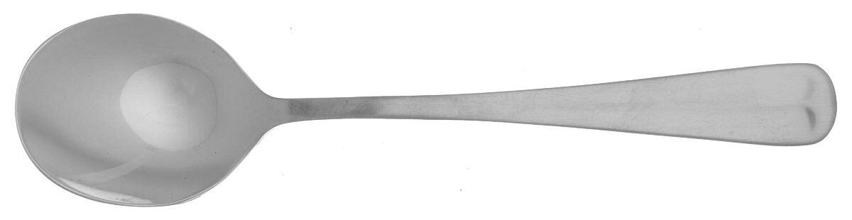 Post Road (Stainless) Round Bowl Soup Spoon (Cream Soup) HC by Oneida Silver-1