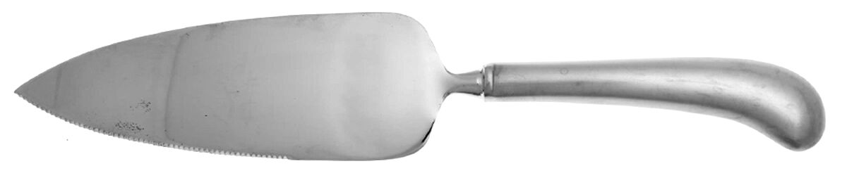 Post Road (Stainless) Pie Server with Serrated Stainless Blade HC by Oneida Silver-1