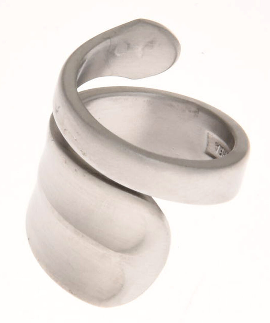 Post Road (Stainless) Finger Ring (Provide Size) HC by Oneida Silver-1