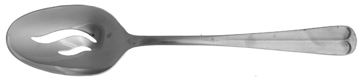 Post Road (Stainless) Pierced Tablespoon (Serving Spoon) by Oneida Silver-1