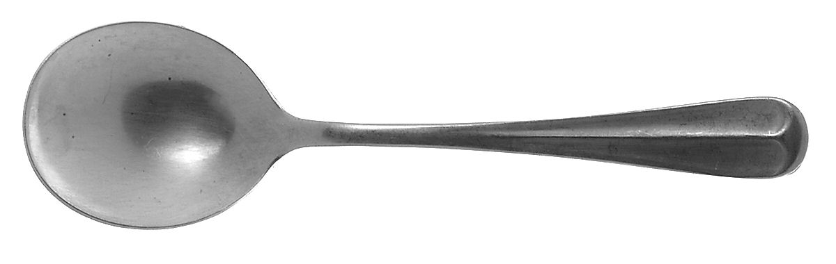 Post Road (Stainless) Round Bowl Soup Spoon (Bouillon) by Oneida Silver-1
