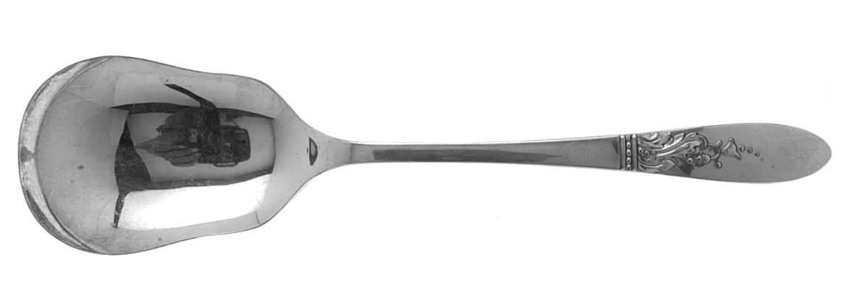 Presentation (Silverplate, 1948) Solid Smooth Berry/Casserole Spoon by Oneida Silver-1