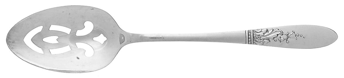 Presentation (Silverplate, 1948) Pierced Tablespoon (Serving Spoon) by Oneida Silver-1