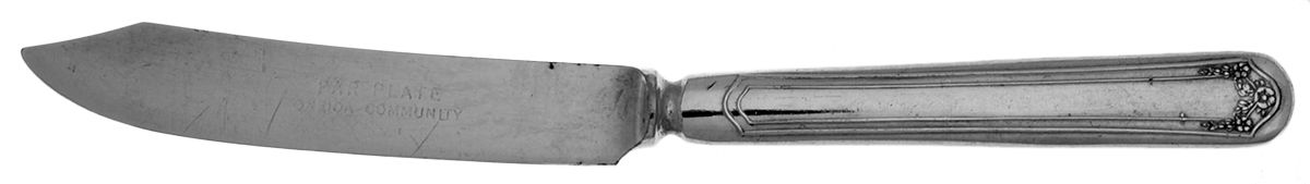 Primrose (Silverplate, 1915) Individual Solid Fruit Knife by Oneida Silver-1