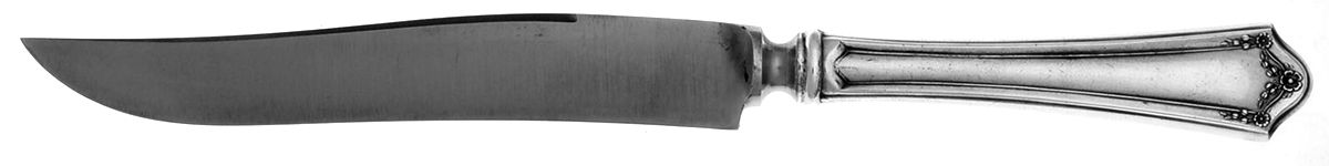 Primrose (Silverplate, 1915) Small Steak Carving Knife with Stainless Blade by Oneida Silver-1