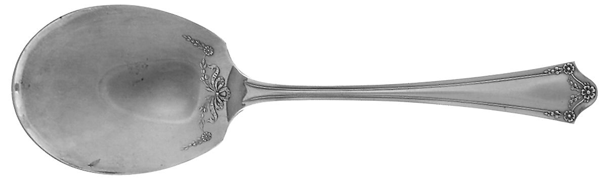 Primrose (Silverplate, 1915) Solid Smooth Casserole Spoon by Oneida Silver-1