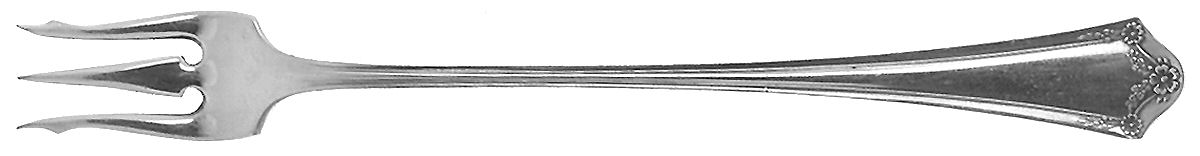 Primrose (Silverplate, 1915) Short Handle Pickle/Olive Fork by Oneida Silver-1