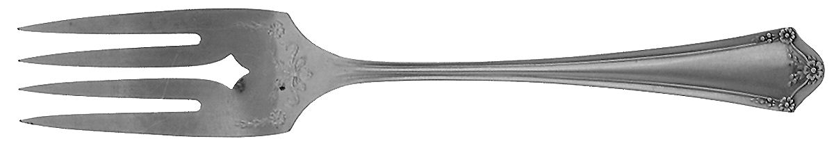 Primrose (Silverplate, 1915) Individual Salad Fork by Oneida Silver-1