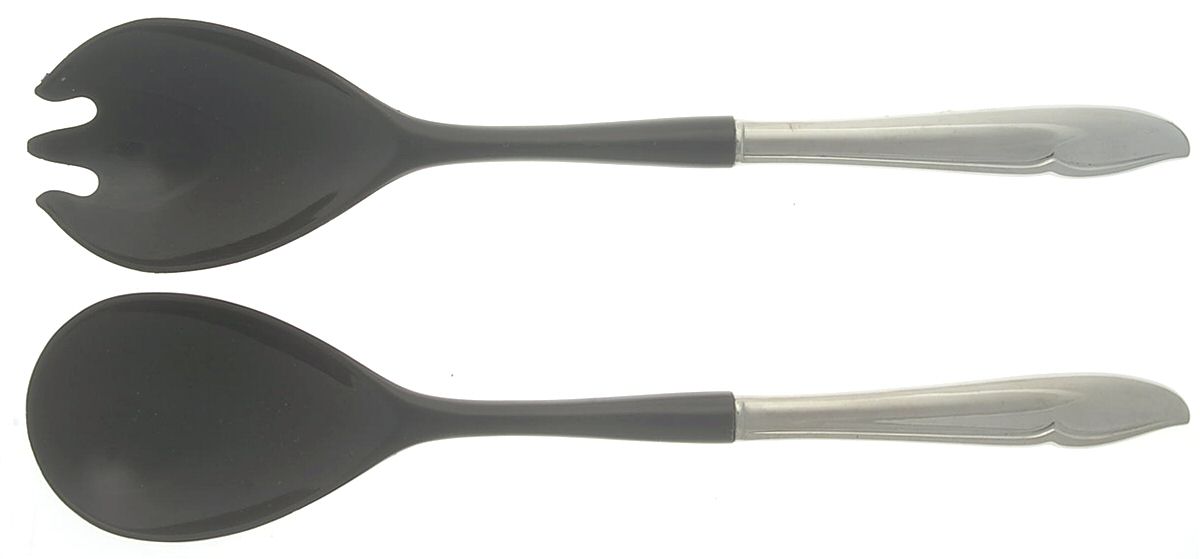 Profile (Stainless) Plastic Bowl 2-Piece Salad Set by Oneida Silver-1