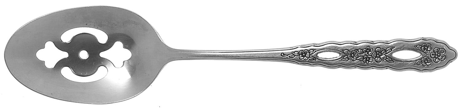 Proposal (Stainless) Pierced Tablespoon (Serving Spoon) by Oneida Silver-1
