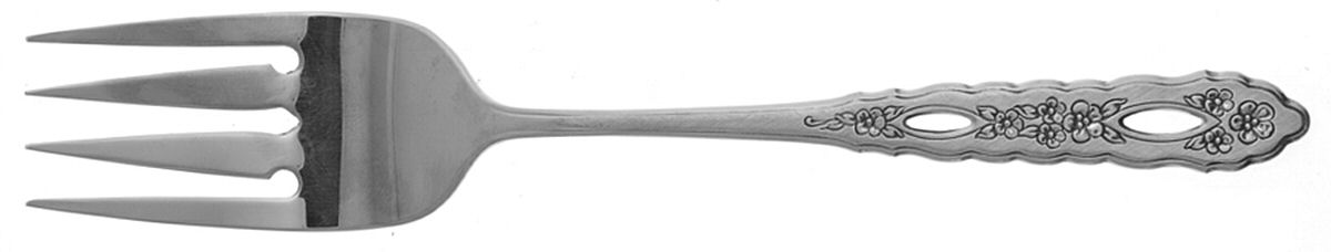 Proposal (Stainless) Medium Solid Cold Meat Serving Fork by Oneida Silver-1