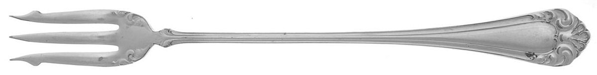 Puritan (Silverplate, 1900) Short Handle Pickle/Olive Fork by Oneida Silver-1