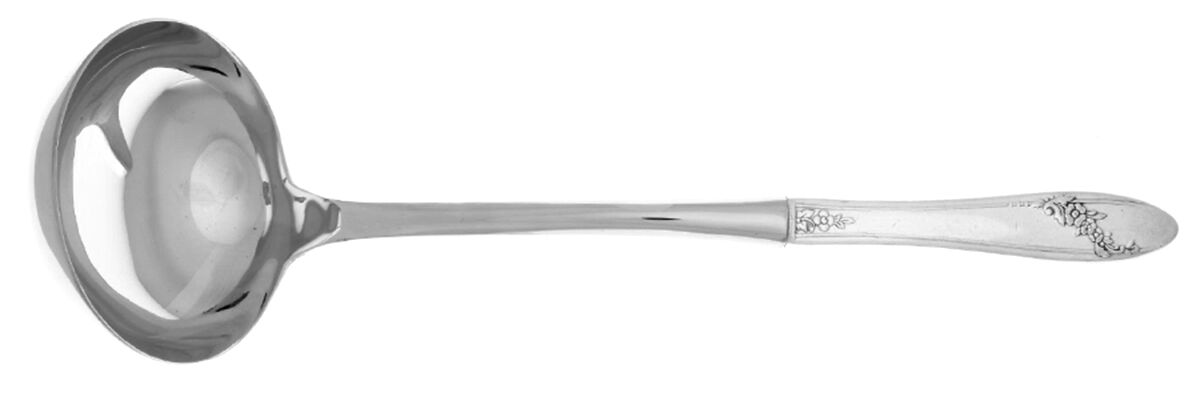 Queen Bess II (Silverplate, 1946) Soup Ladle with Stainless Bowl HC by Oneida Silver-1