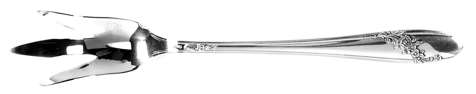 Queen Bess II (Silverplate, 1946) Lettuce Serving Fork Large HC by Oneida Silver-1
