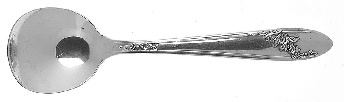 Queen Bess II (Silverplate, 1946) Straight Handle Baby Spoon by Oneida Silver-1